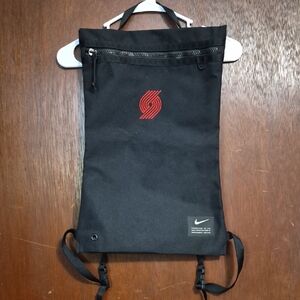 Nike Black Backpack with Red Logo